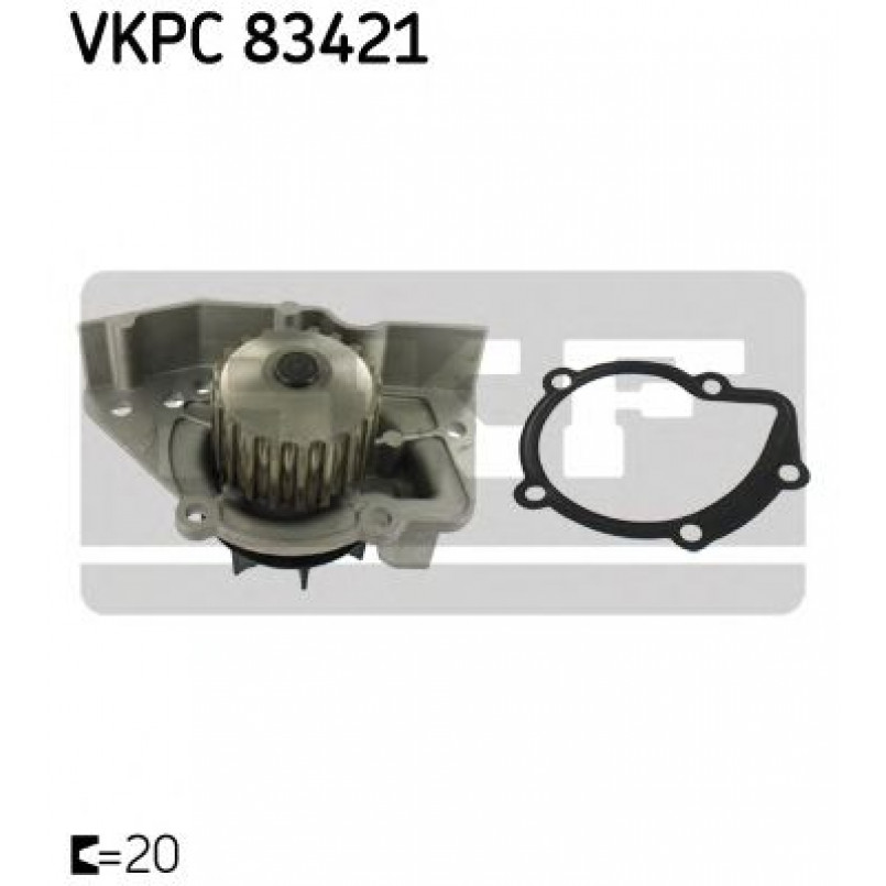 VKPC 83421 SKF - Насос охолоджуючої рідини